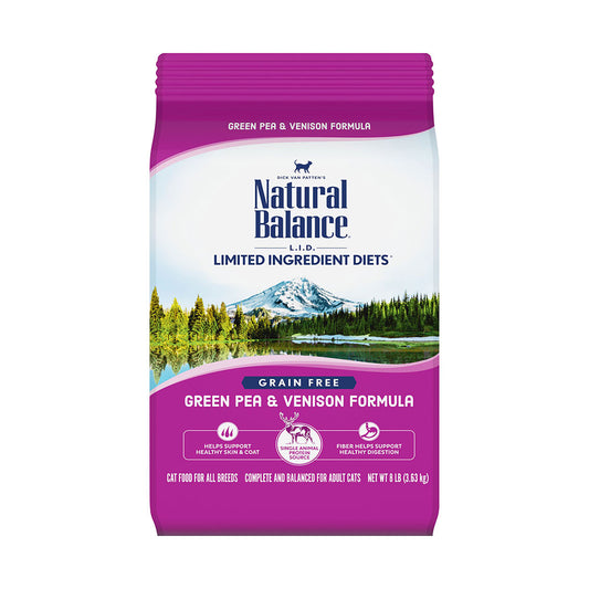 Natural Balance® Limited Ingredient Diets® Grain Free Green Pea & Venison Dry Cat Formula 8 Lbs