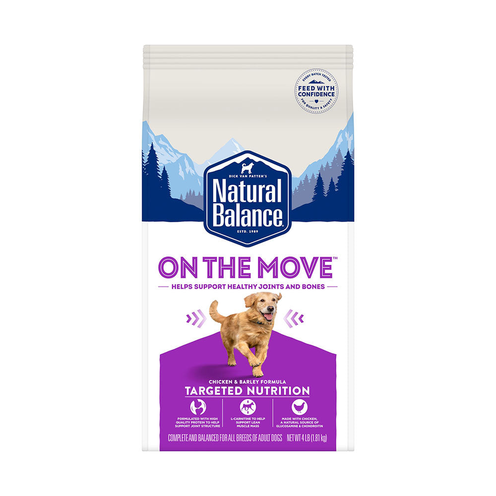 Natural Balance® On The Move™ Targeted Nutrition Chicken Dry Dog Food 4 Lbs