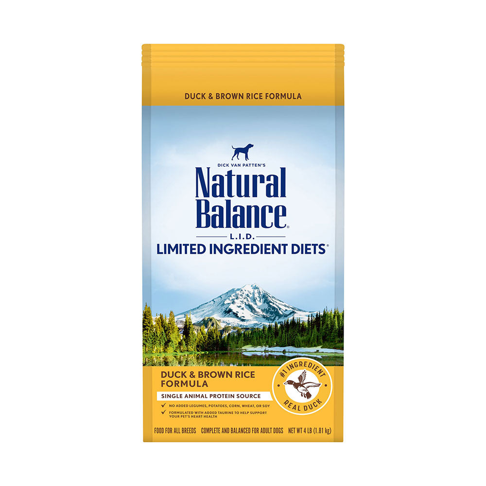 Natural Balance® Limited Ingredient Diet® Duck and Brown Rice Dry Dog Food, 4 Lbs
