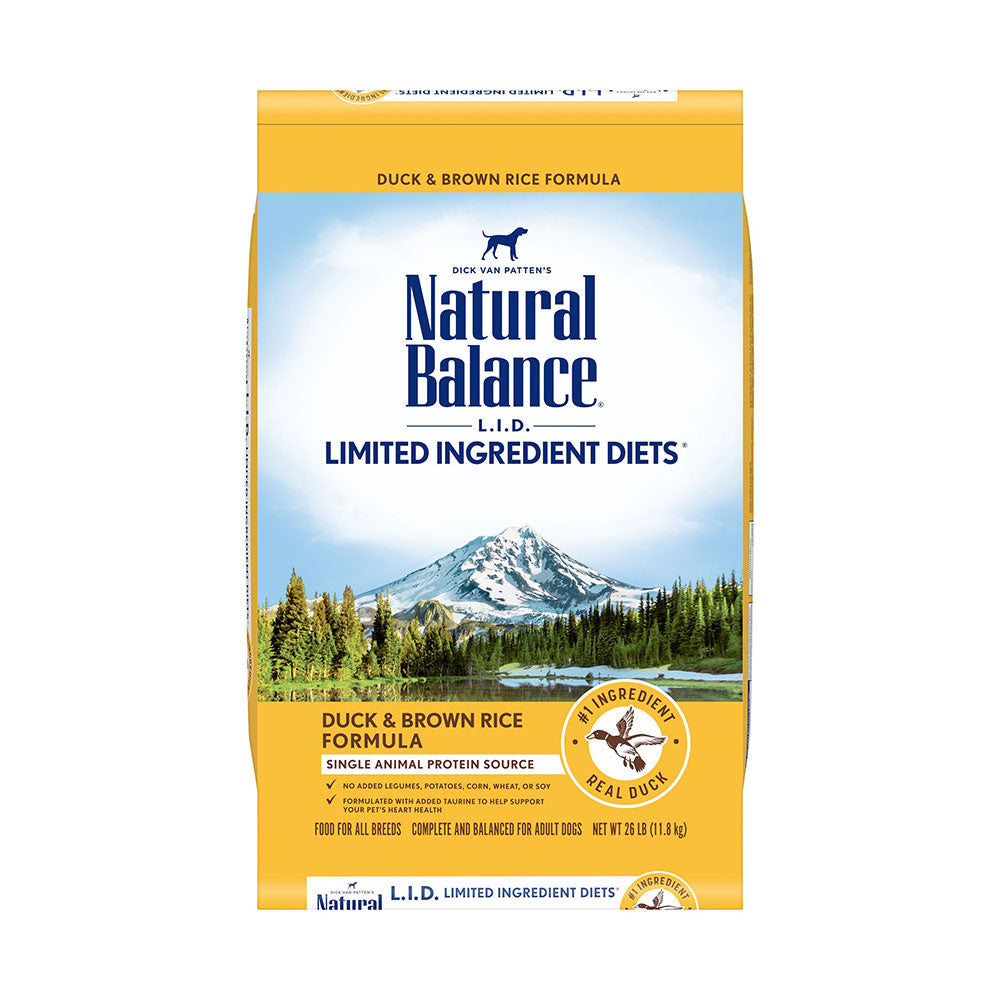 Natural Balance® Limited Ingredient Diet® Duck and Brown Rice Dry Dog Food, 26 Lbs