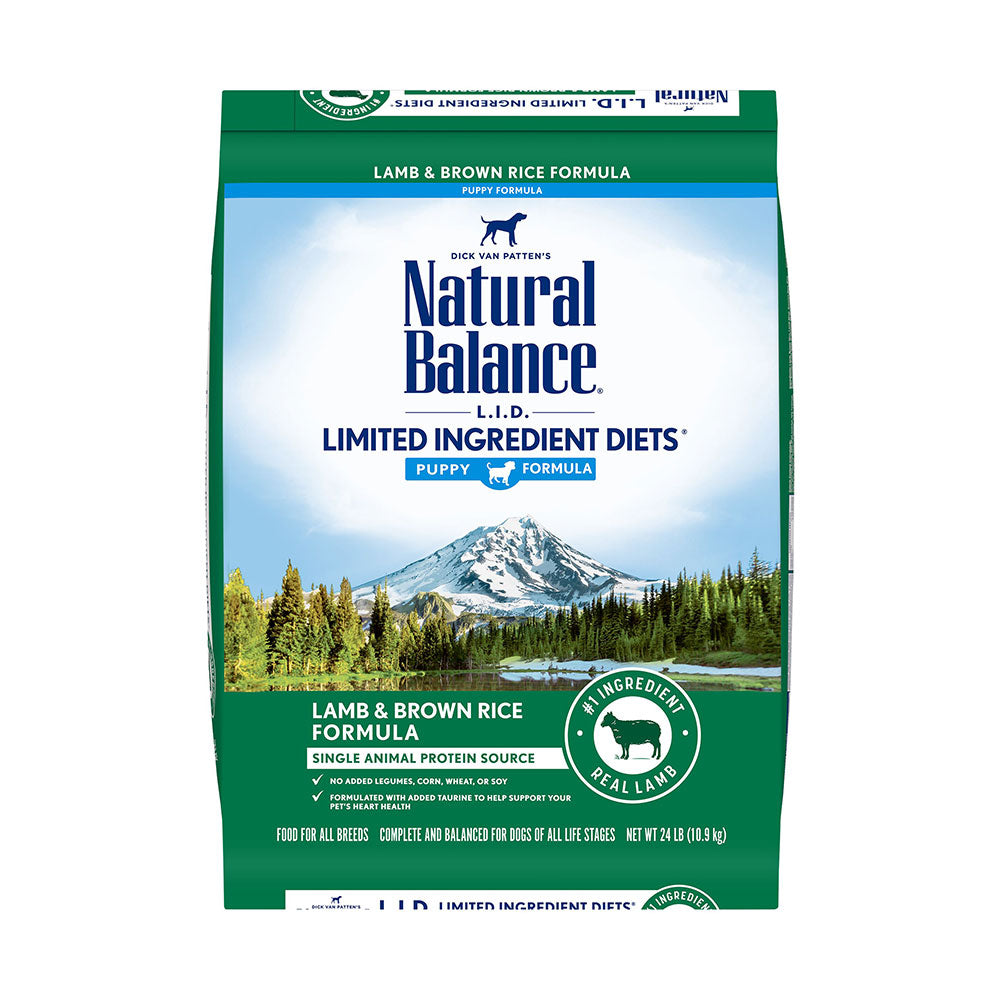 Natural Balance® Limited Ingredient Diet® Lamb and Brown Rice Dry Puppy Food, 24 Lbs