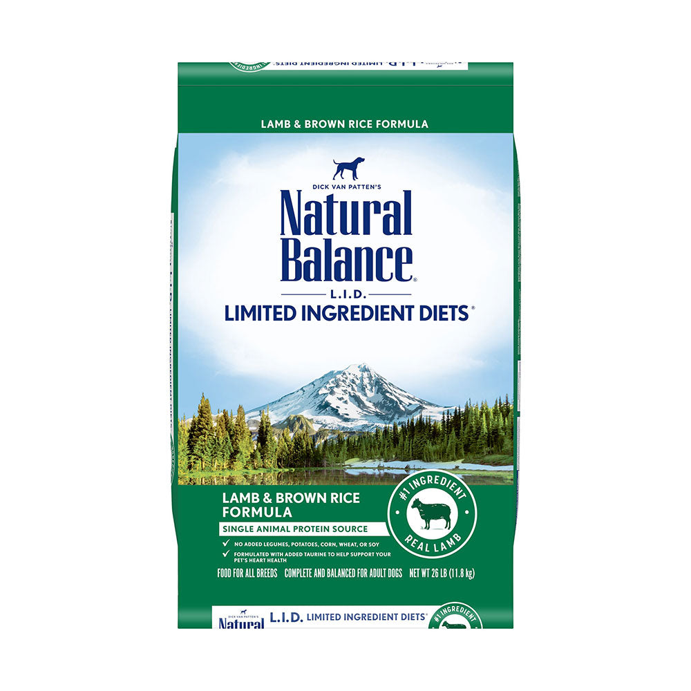 Natural Balance® Limited Ingredient Diet® Lamb Meal & Brown Rice Dry Dog Formula, 26 Lbs