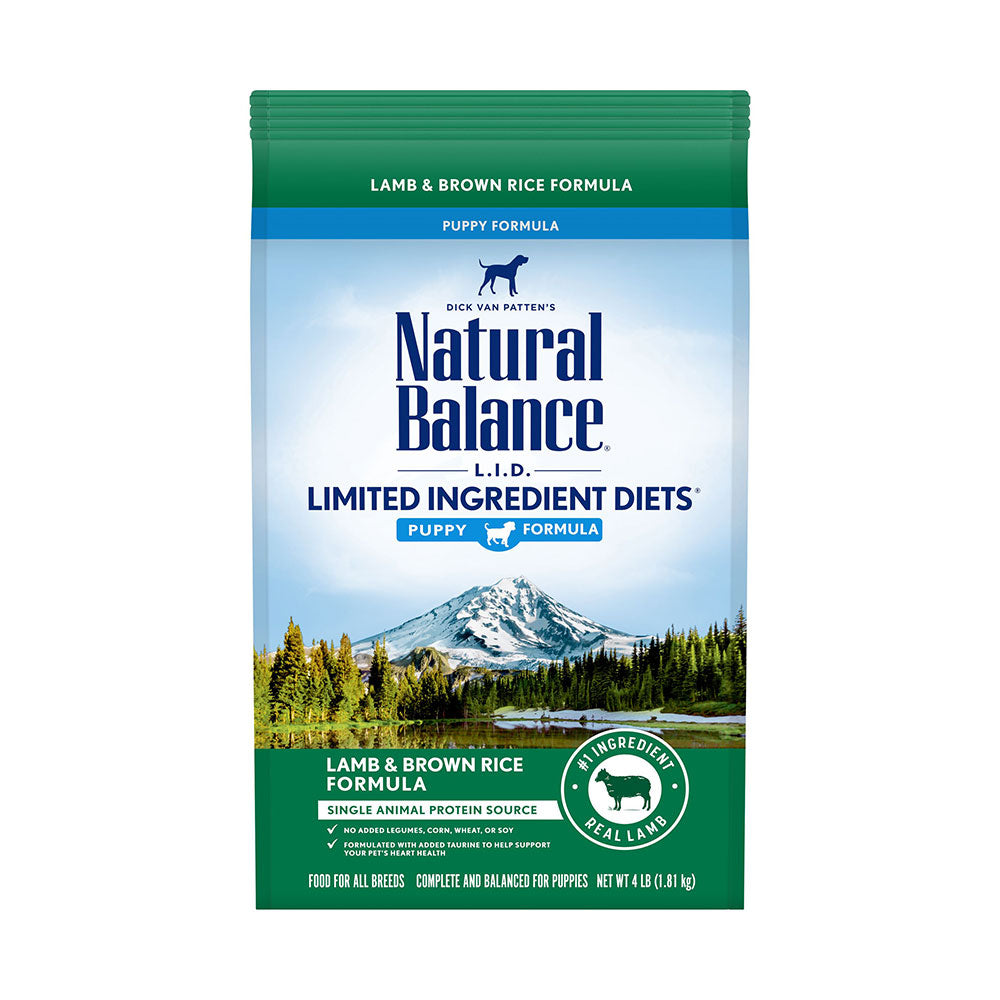 Natural Balance® Limited Ingredient Diet® Lamb and Brown Rice Dry Puppy Food, 4 Lbs