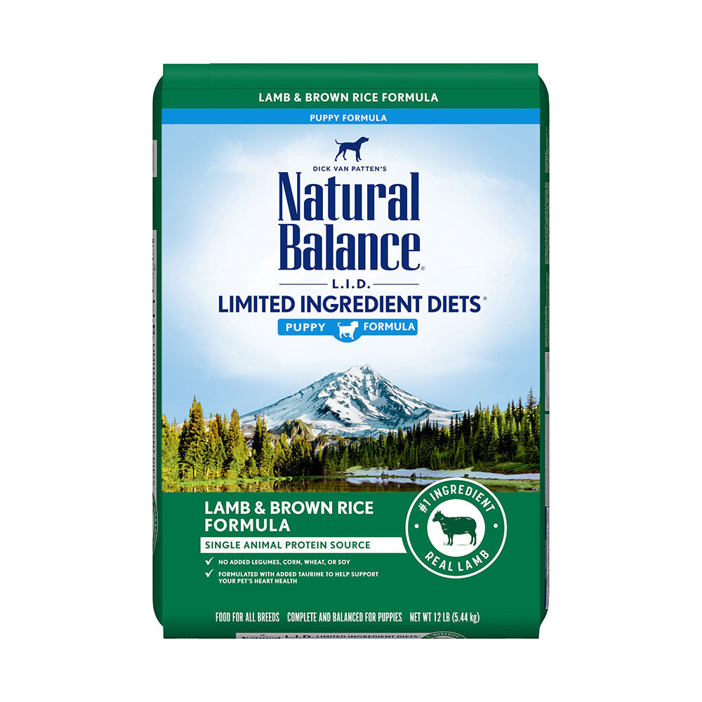 Natural Balance® Limited Ingredient Diet® Lamb and Brown Rice Dry Puppy Food, 12 Lbs