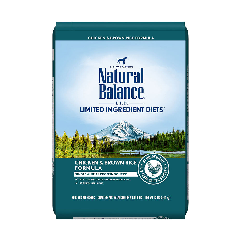 Natural Balance® Limited Ingredient Diets® Chicken & Brown Rice Formula Dog Food 12 Lbs
