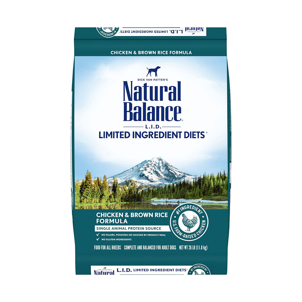 Natural Balance® Limited Ingredient Diets® Chicken & Brown Rice Formula Dog Food 26 Lbs
