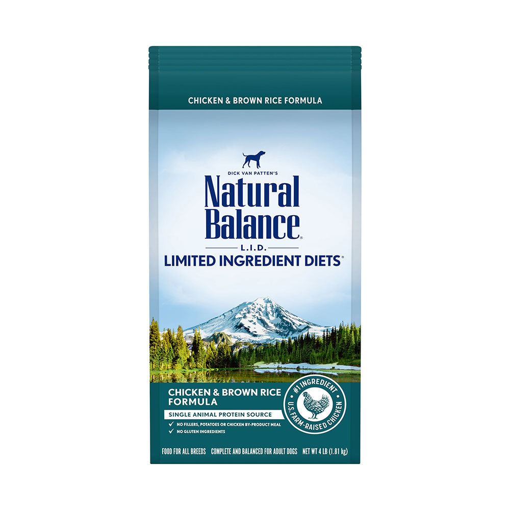 Natural Balance® Limited Ingredient Diet® Chicken and Brown Rice Dry Dog Food, 4 Lbs