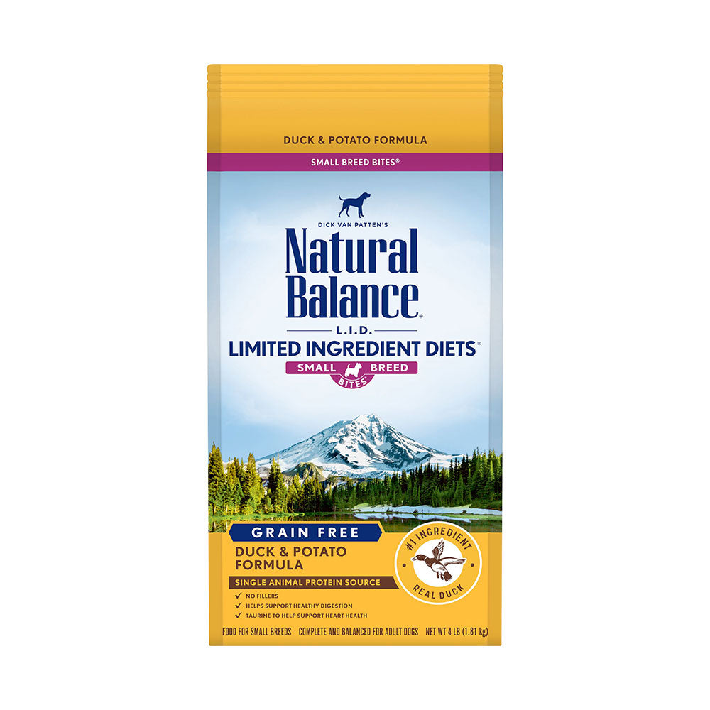 Natural Balance® Limited Ingredient Diet® Grain Free Duck & Potato Small Breed Bites® Dry Dog Food 4 Lbs