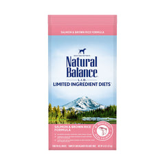 Natural Balance® Limited Ingredient Diet® Salmon and Brown Rice Dry Dog Food, 4 Lbs