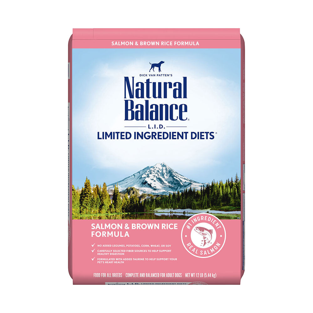 Natural Balance® Limited Ingredient Diet® Salmon and Brown Rice Dry Dog Food, 12 Lbs