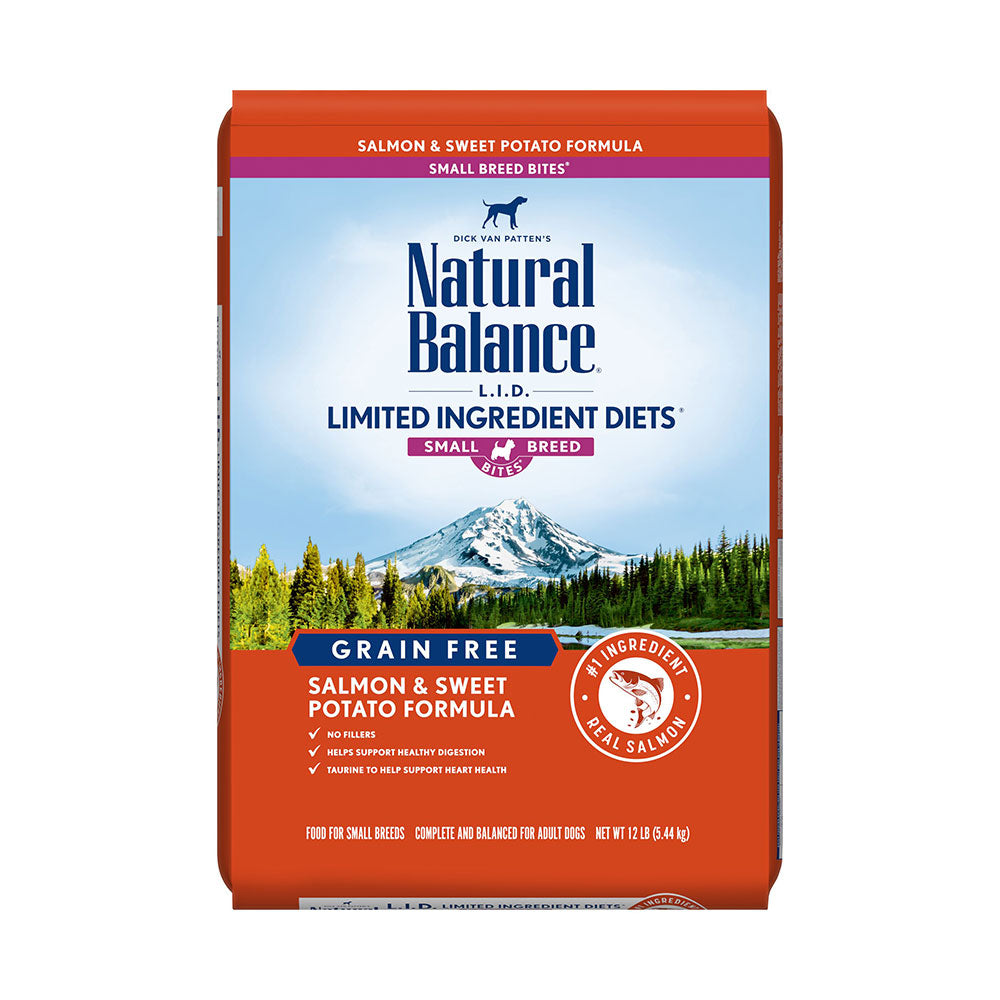 Natural Balance® Limited Ingredient Diet® Grain Free Salmon & Sweet Potato Small Breed Bites® Dry Dog Food 12 Lbs