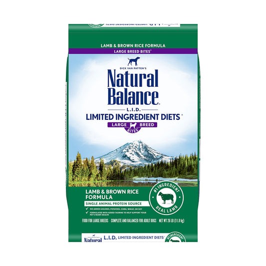 Natural Balance® Limited Ingredient Diet® Lamb and Brown Rice Large Breed Food, 26 Lbs