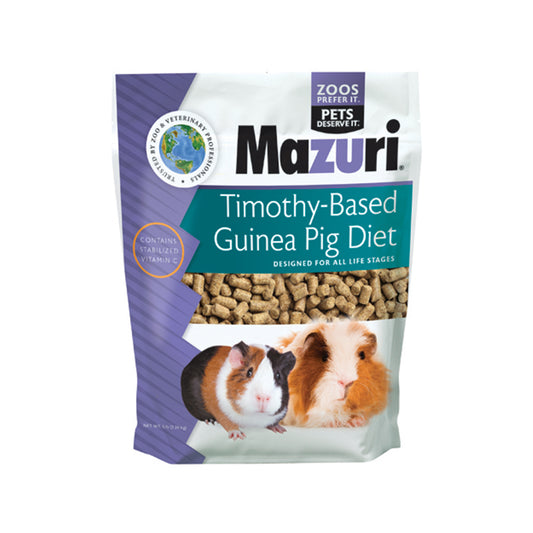 Purina® Mazuri® Timothy-Based Guinea Mini Pig Diet Pellets Food 5 Lbs