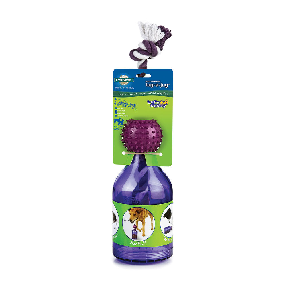 PetSafe® Busy Buddy® Tug-A-Jug™ Meal Dispensing Dog Toys Medium/Large