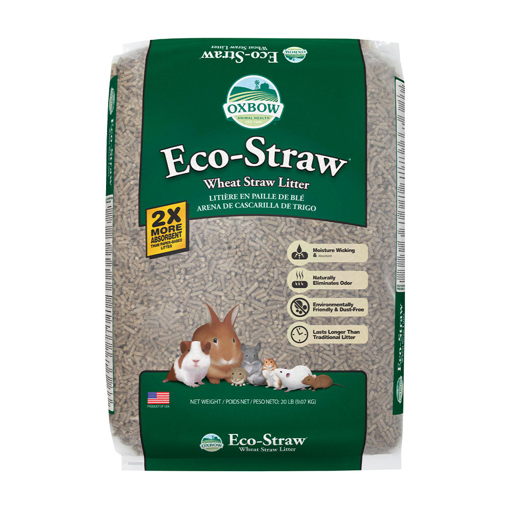Oxbow Animal Health™ Eco-Straw Pelleted Wheat Straw Litter 20 Lbs