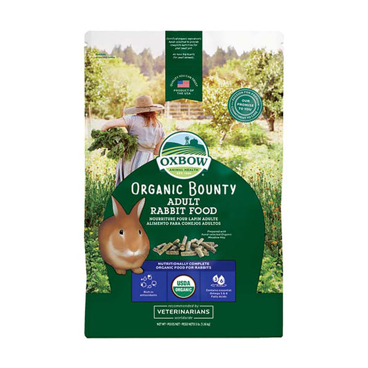 Oxbow Animal Health™ Organic Bounty Adult Rabbit Food 3 Lbs