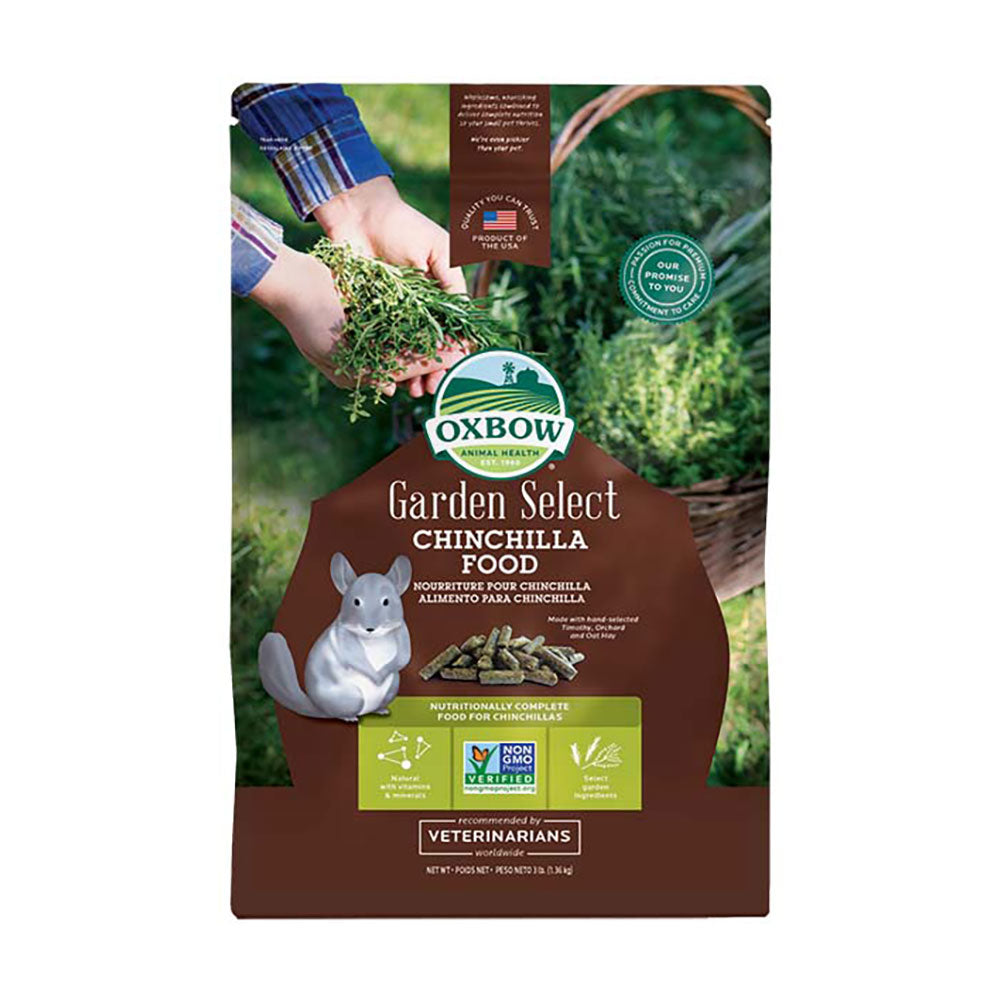 Oxbow Animal Health® Garden Select Adult Chinchilla Food 3 Lbs