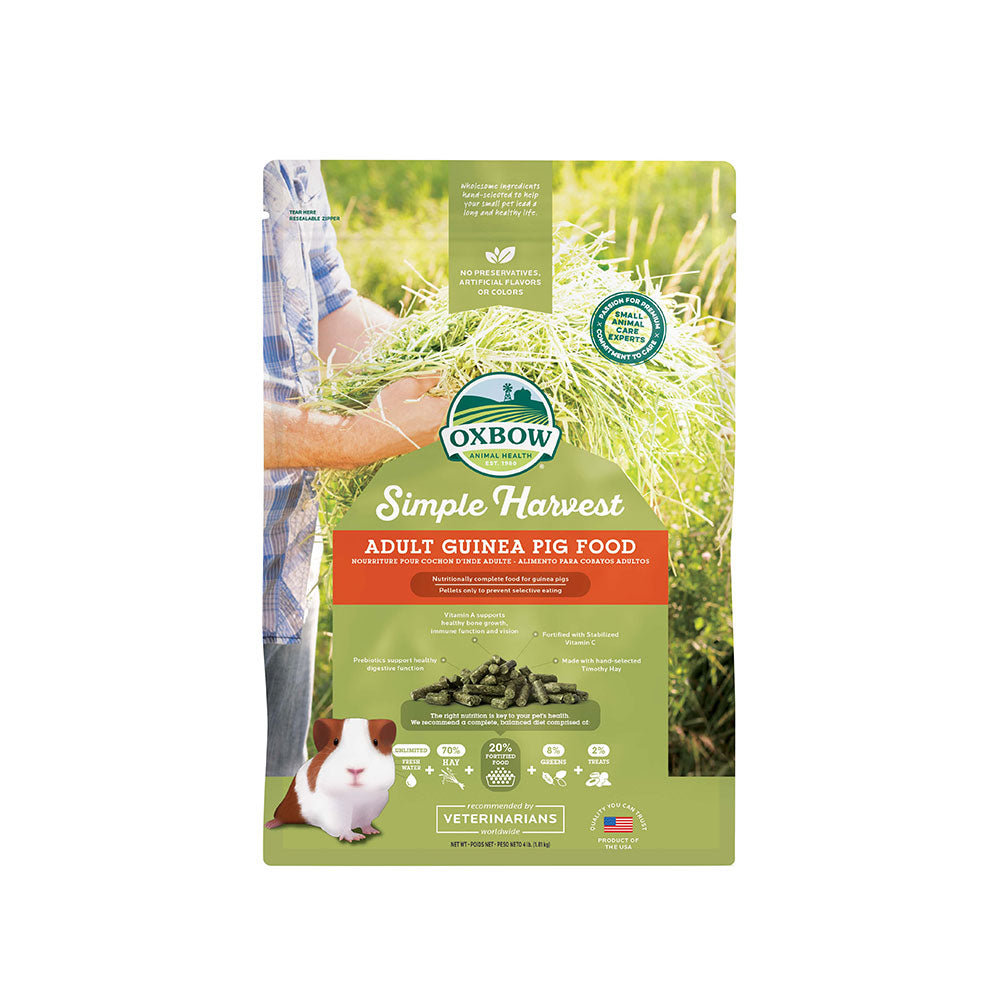 Oxbow Animal Health® Simple Harvest Adult Guinea Pig Food 4 Lbs