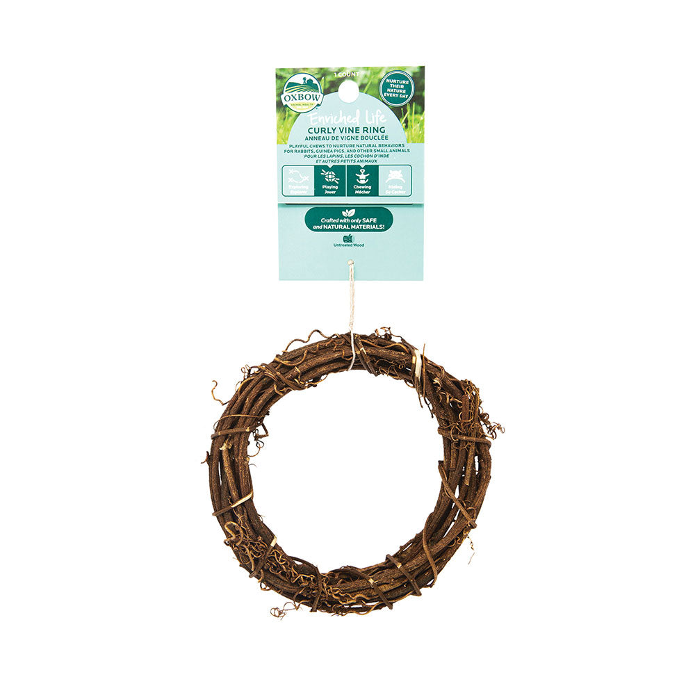 Oxbow Animal Health® Enriched Life Curly Vine Ring for Small Animal