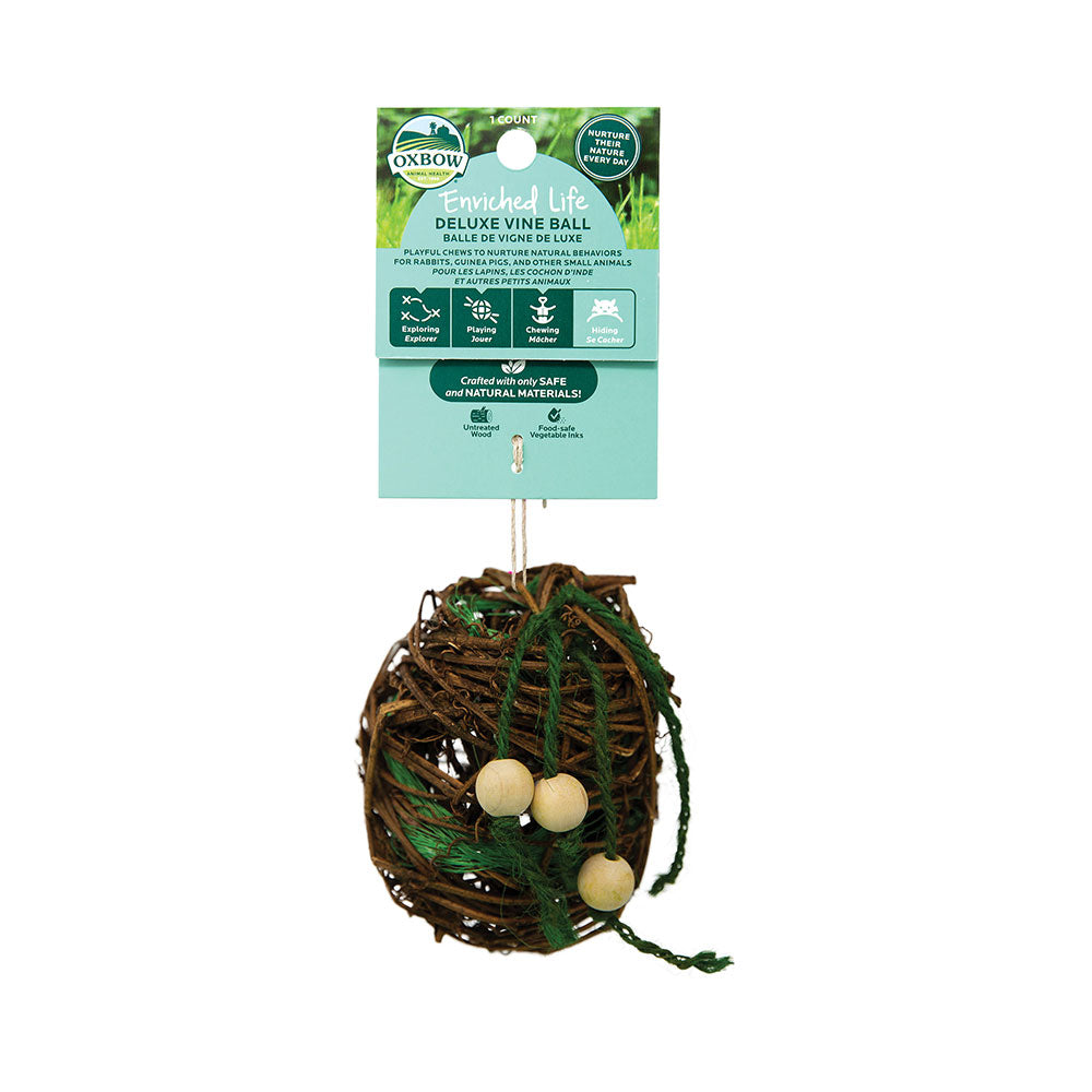 Oxbow Animal Health® Enriched Life Deluxe Vine Ball for Small Animal