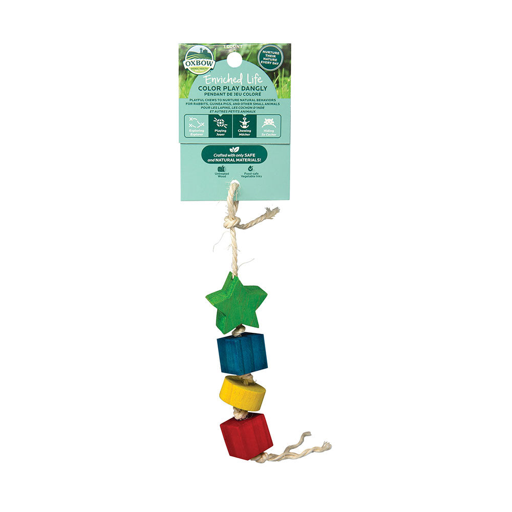 Oxbow Animal Health® Enriched Life Color Play Dangly for Small Animal
