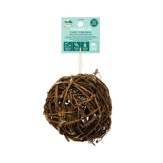 Oxbow Animal Health® Enriched Life Curly Vine Ball for Small Animal