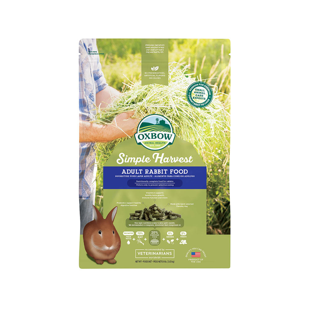 Oxbow Animal Health® Simple Harvest Adult Rabbit Food 8 Lbs