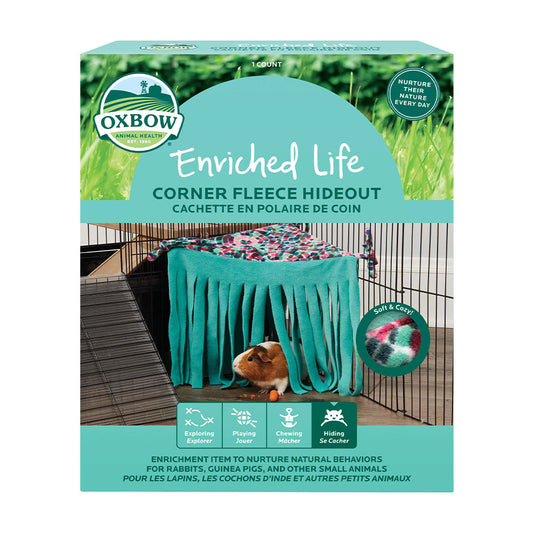 Oxbow Animal Health™ Enriched Life Corner Fleece Hideout