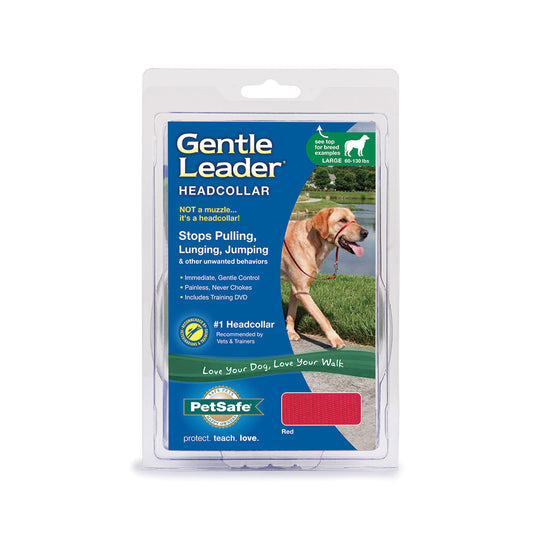 PetSafe® Gentle Leader® No Pull Dog Head Collar Red Color Large