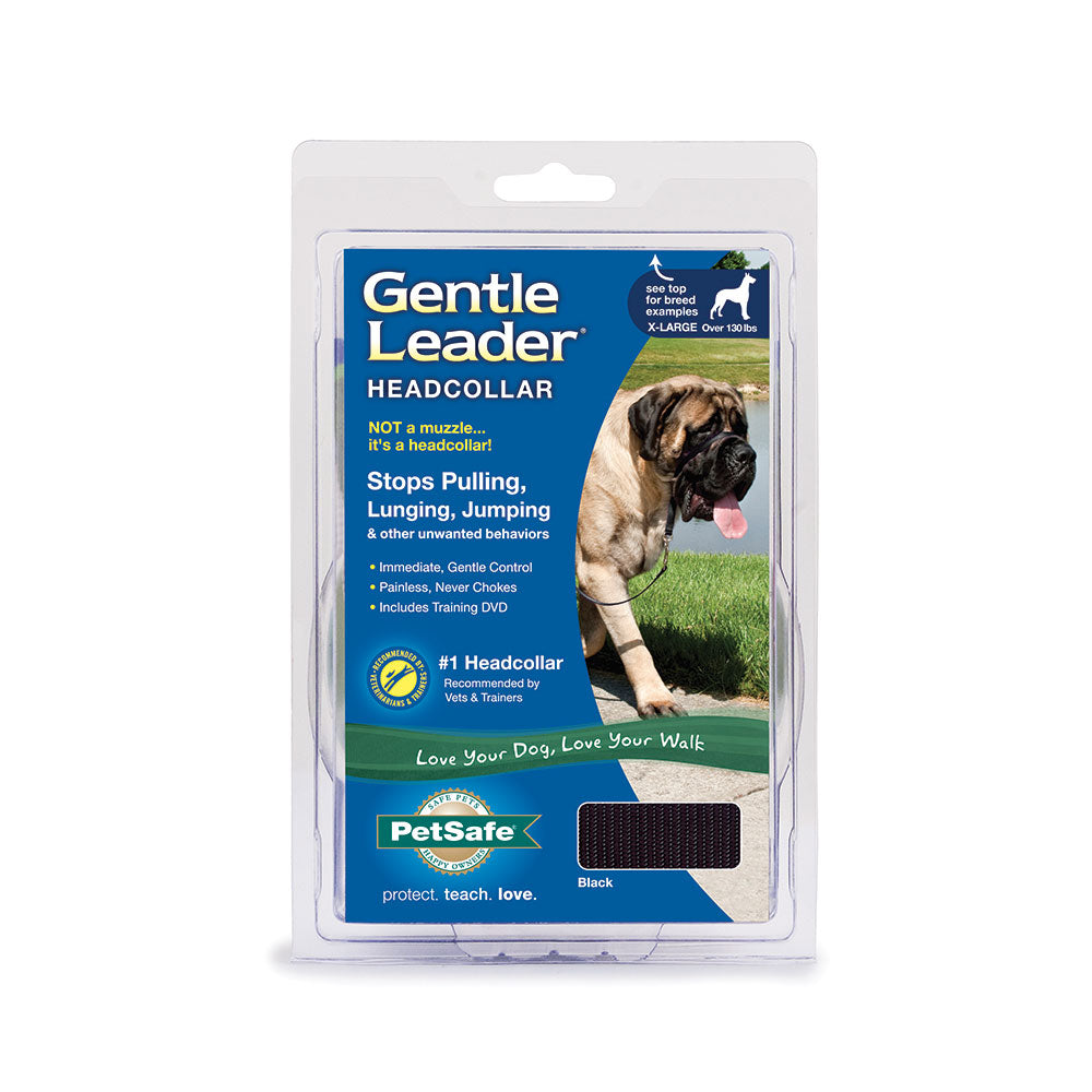 PetSafe® Gentle Leader® No Pull Dog Head Collar Black Color X-Large