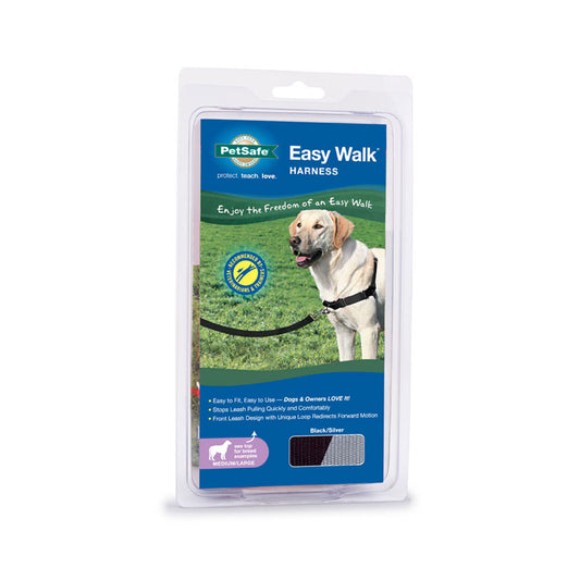 PetSafe® Easy Walk® No Pull Dog Harness Black Color Medium/Large