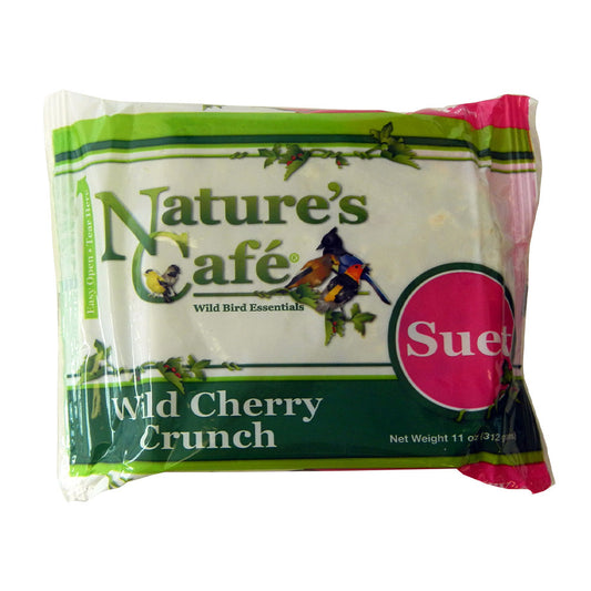 Nature's Café® Wild Cherry Crunch Suet Wild Bird Food 11 Oz