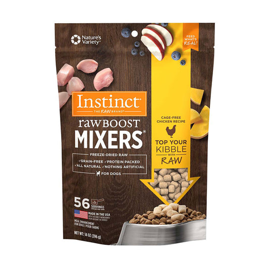 Instinct® Raw Boost Mixers® Grain Free Cage-Free Chicken Recipe Freeze Dried Topper 14 Oz