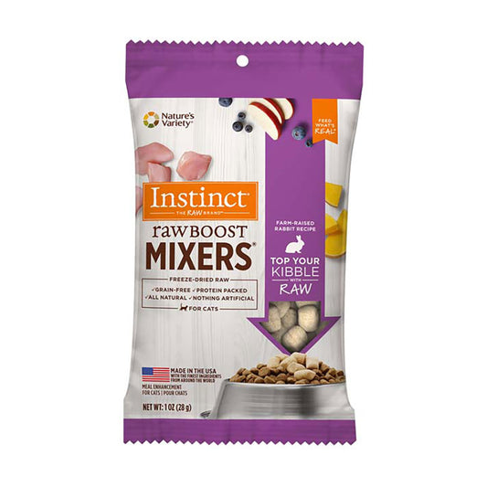 Instinct® Raw Boost Mixers® Grain Free Farm-Raised Rabbit Recipe Cat Food 1 Oz