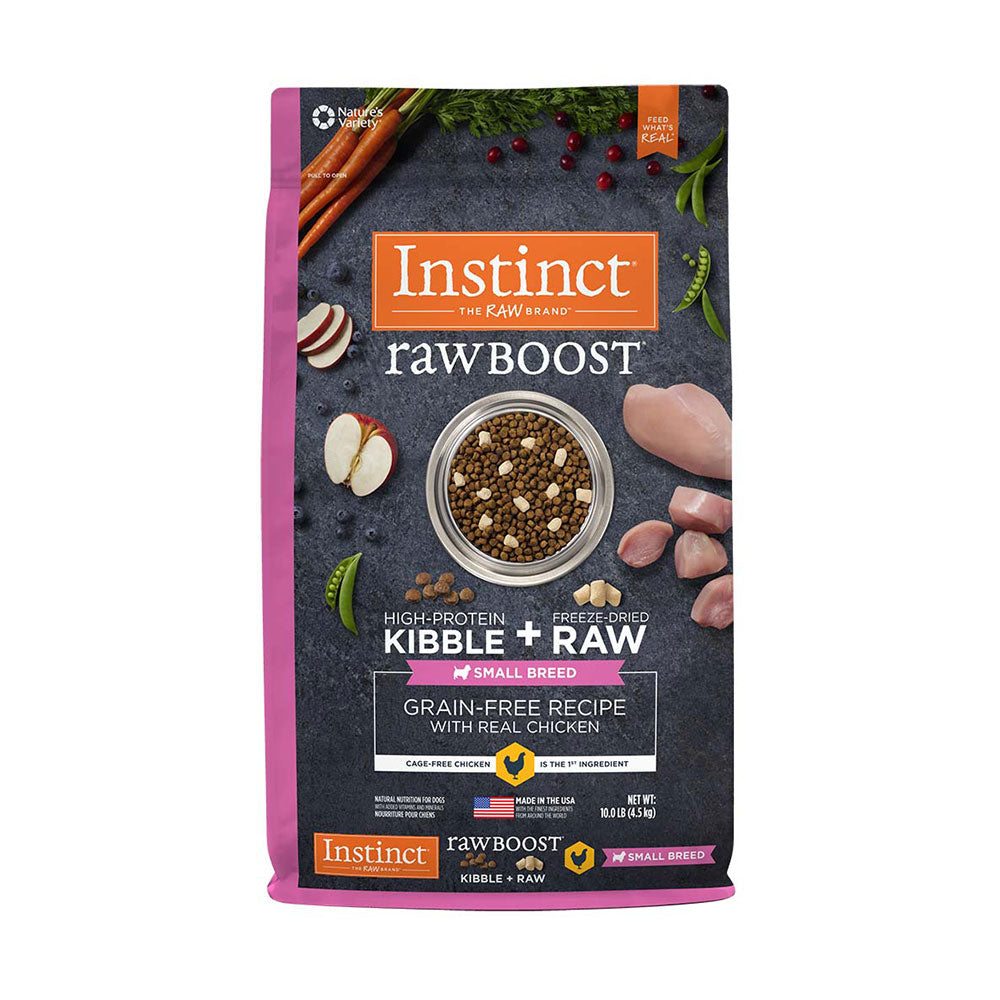 Instinct® Raw Boost® Grain Free Recipe with Real Chicken Small Breed Freeze Dried Dog Food 10 Lbs