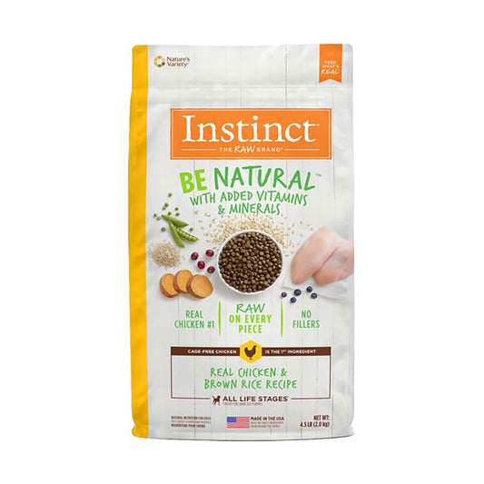 Instinct® Be Natural™ Real Chicken & Brown Rice Recipe Dog Food 4.5 Lbs