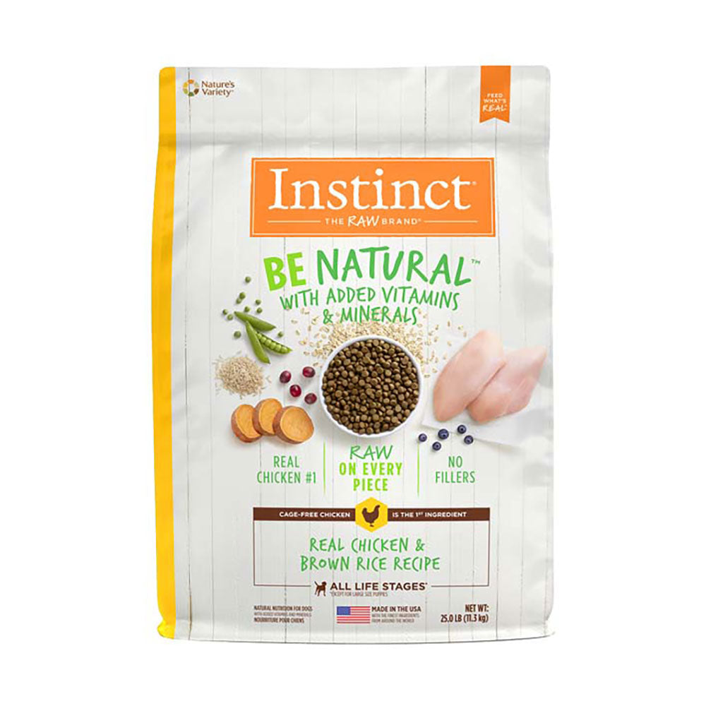 Instinct® Be Natural™ Real Chicken & Brown Rice Recipe Dog Food 25 Lbs