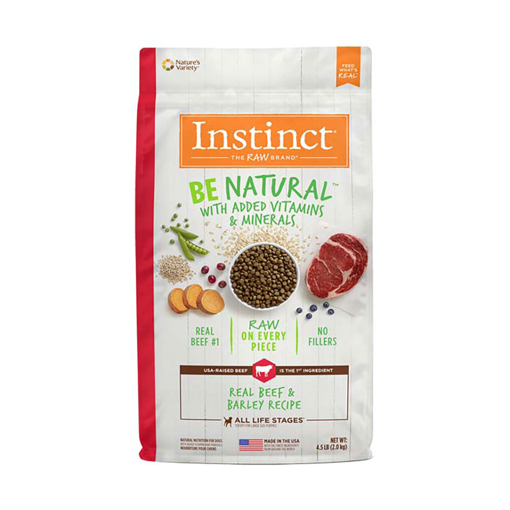 Instinct® Be Natural™ Real Beef & Barley Recipe Dog Food 4.5 Lbs