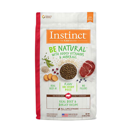 Instinct® Be Natural™ Real Beef & Barley Recipe Dog Food 4.5 Lbs