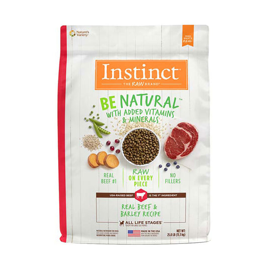 Instinct® Be Natural™ Real Beef & Barley Recipe Dog Food 25 Lbs