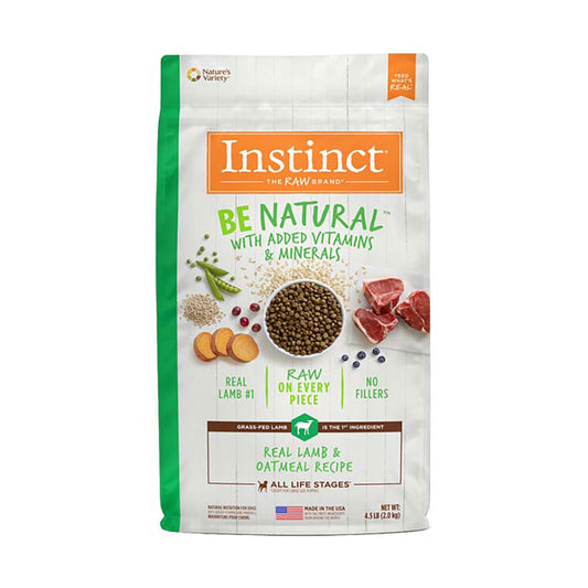 Instinct® Be Natural™ Real Lamb & Oatmeal Recipe Dog Food 4.5 Lbs