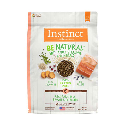 Instinct® Be Natural™ Real Salmon & Brown Rice Recipe Dog Food 24 Lbs