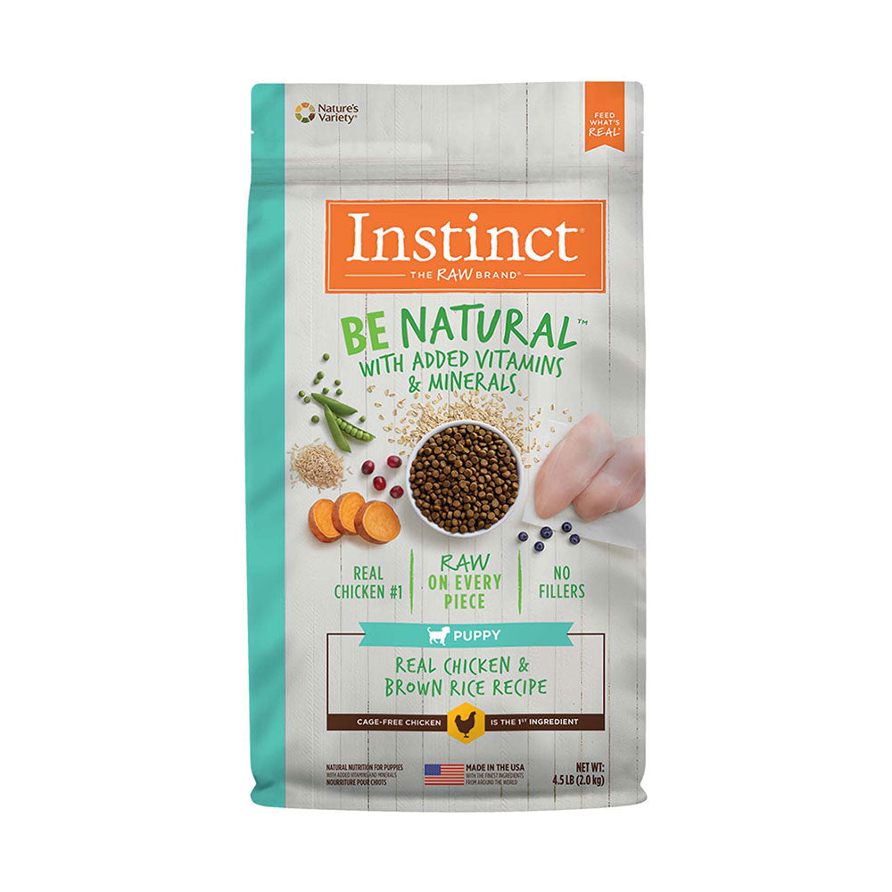 Instinct® Be Natural™ Real Chicken & Brown Rice Recipe Freeze Dried Puppy Food 4.5 Lbs