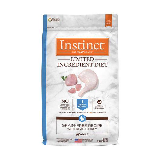 Instinct® Limited Ingredient Diet Grain Free Recipe with Real Turkey Dog Food 22 Lbs