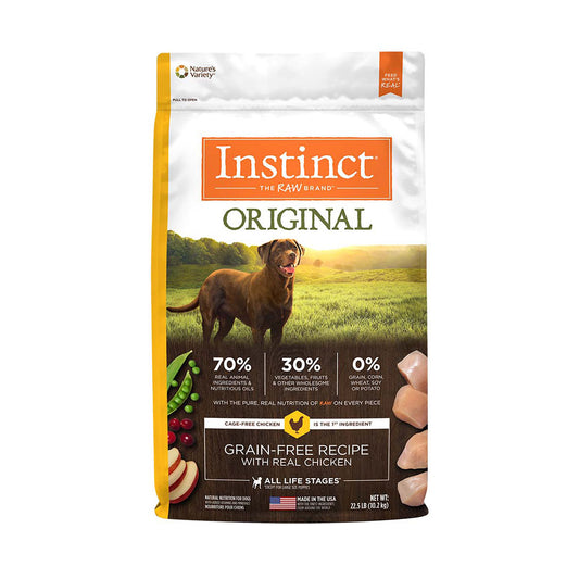 Instinct® Original Grain Free Recipe with Real Chicken Dog Food 22.5 Lbs