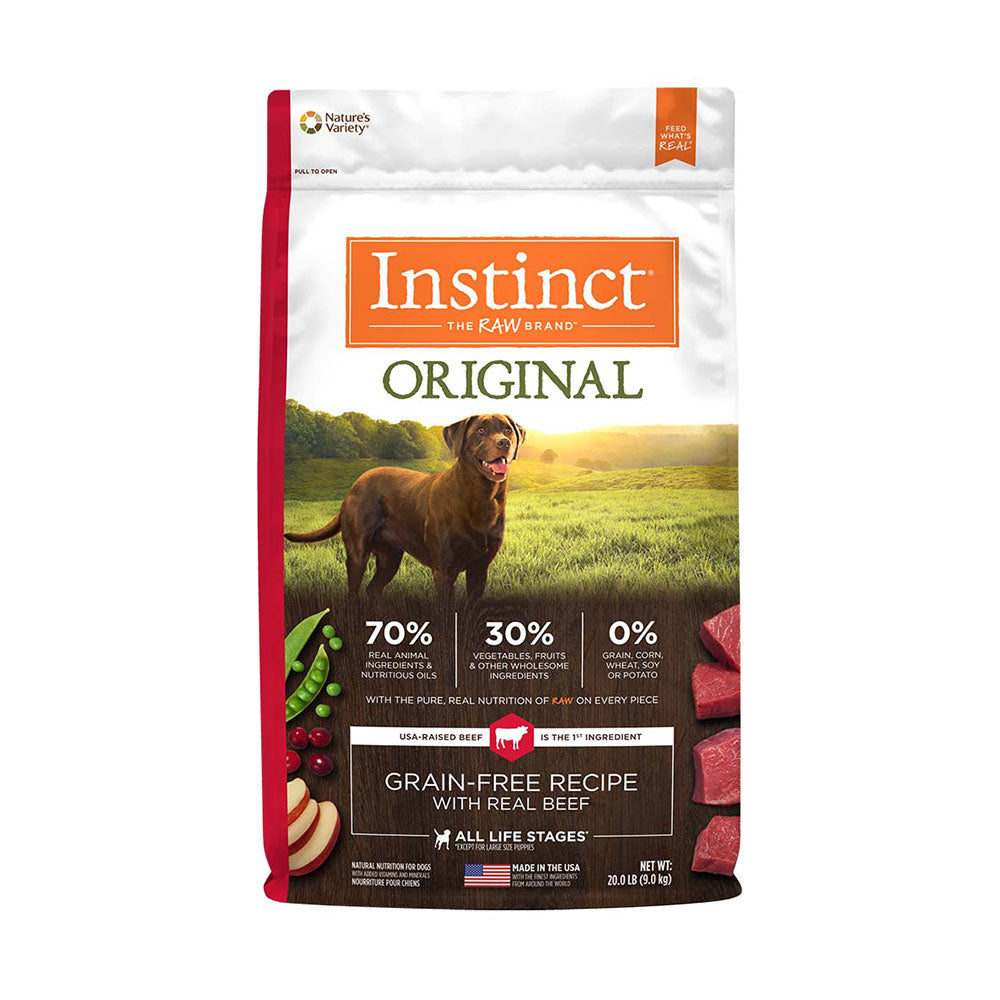 Instinct® Original Grain Free Recipe with Real Beef Dog Food 20 Lbs