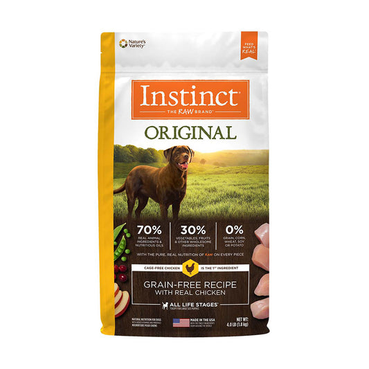 Instinct® Original Grain Free Recipe with Real Chicken Dog Food 4 Lbs