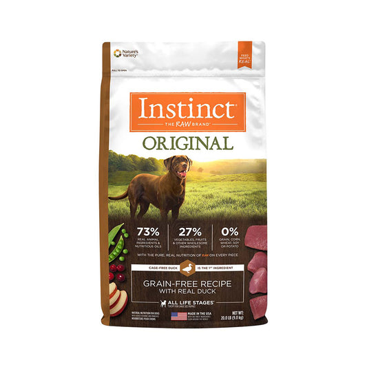 Instinct® Original Grain Free Recipe with Real Duck Dog Food 20 Lbs
