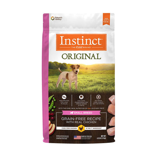 Instinct® Original Grain Free Recipe with Real Chicken Small Breed Dog Food 4 Lbs