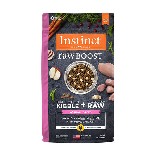 Instinct® Raw Boost® Grain Free Recipe with Real Chicken Small Breed Freeze Dried Dog Food 4 Lbs
